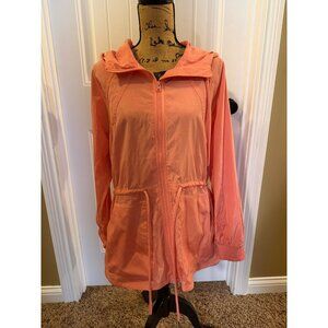 Talbots coral windbreaker